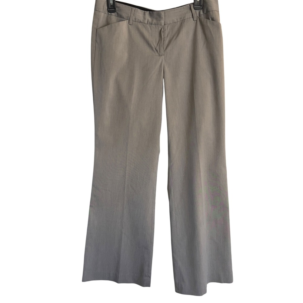 Vintage Y2K Express 'The Editor' Trousers Dress Pants Womens 6S Taupe Gray